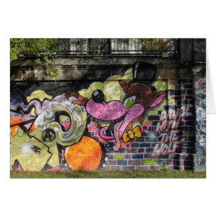 Tanz mit dem Wolf Graffiti