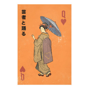 Tanz mit der Geisha Fotodruck