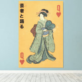 Tanz mit der Geisha Leinwanddruck (Insitu (Holzboden))