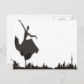 Tanz mit der Skyline Postkarte (Vorne/Hinten)