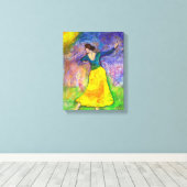 Tanz mit dir selbst leinwanddruck (Insitu (Holzboden))