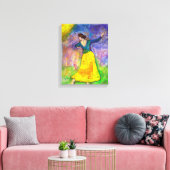 Tanz mit dir selbst leinwanddruck (Insitu (Wohnzimmer))