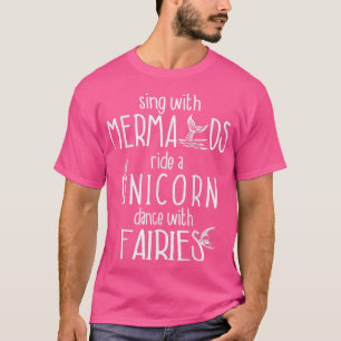 Tanz mit Fairies Ariel Mermaid Funny Geschenke für T-Shirt