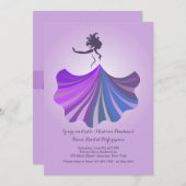 Tanz mit Flair-Einladung Einladung (Vorne/Hinten)