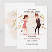 Tanz mit meinem Party Einladung (Vorne/Hinten)