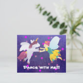 Tanz mit mir!!! Freundliche Einladung! Einladung (Stehend Vorderseite)