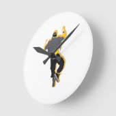 Tanz mit mir runde wanduhr (Winkel)