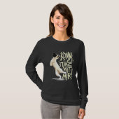 Tanz mit Papillon Dog T-Shirt (Vorne ganz)
