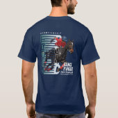 Tanz mit Pferd (Dunkler Modus) | Aldult T-Shirt (Rückseite)