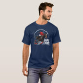 Tanz mit Pferd (Dunkler Modus) | Aldult T-Shirt (Vorne ganz)