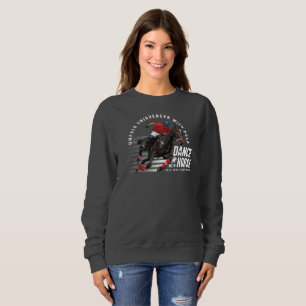 Tanz mit Pferd (Dunkler Modus) Damen Sweatshirt