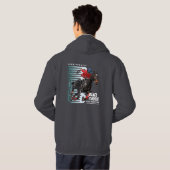 Tanz mit Pferd (Dunkler Modus) | Herren Hoodie (Schwarz voll)