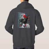 Tanz mit Pferd (Dunkler Modus) | Herren Hoodie (Rückseite)