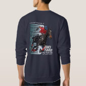 Tanz mit Pferd (Dunkler Modus) | Herren Sweatshirt (Rückseite)