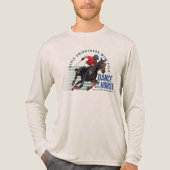 Tanz mit Pferd (Heller Modus) | Männer Langarm Tri-Blend Shirt (Vorderseite)