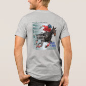 Tanz mit Pferd (Polo Sport) | Herren Tri-Blend Shirt (Rückseite)