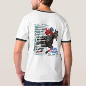 Tanz mit Pferd (Polo Sport) | Männer Ringer T-Shirt (Schwarz voll)