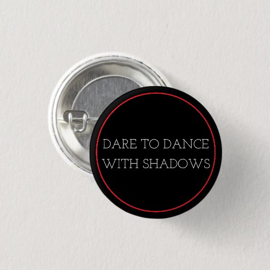 Tanz mit Schatten Button (Vorne & Hinten)