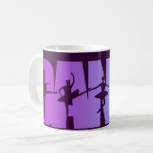 Tanz mit Tänzern Kaffeetasse (Vorderseite Links)