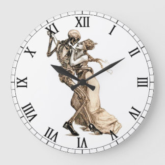 Tanz mit TodesWanduhr Große Wanduhr