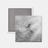 Tanz mit Vögeln I Magnet (Vorderseite/Rückseite)