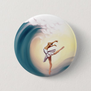 Tanz mit Wellen Button