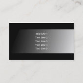 Tanz/Modellierung der Visitenkarte (Rückseite)