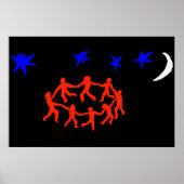 Tanz ~ Moderne Kunst Poster (Vorne)