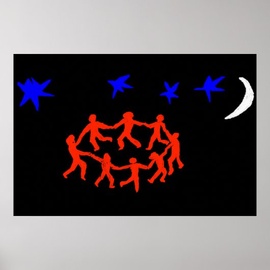 Tanz ~ Moderne Kunst Poster (Vorne)