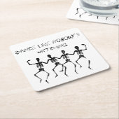 Tanz mögen aufpassenden niemanden rechteckiger pappuntersetzer (angewinkelt)