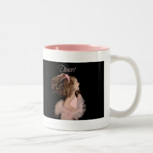 Tanz mögen keins Aufpassen! Zweifarbige Tasse
