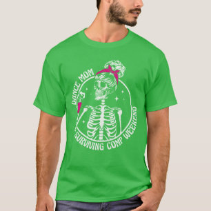 Tanz-Mom-Skelett-Tanz-Comps Lustiger Tanzwettbewer T-Shirt