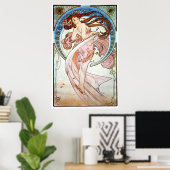 Tanz, Mucha Poster (Heimbüro)