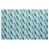 Tanz - Muster der Silhouette Ballerina Stoff (Fat Quarter (45,7 x 55,9 cm))