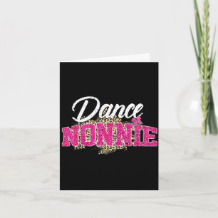 Tanz Nonnie Leopard lustiger Tanz Nonnie Mutter Karte