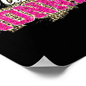Tanz Nonnie Leopard lustiger tanzender Muttertag d Poster (Ecke)