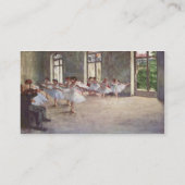 TANZ oder BALLETT Visitenkarten Visitenkarte (Rückseite)