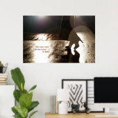 Tanz ohne Partner Poster (Heimbüro)