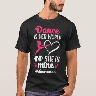 Tanz-Oma einer Tänzerin Oma Großmutter stolz Tanze T-Shirt
