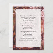 Tanz Party Bat Mitzvah Einladung (Rückseite)