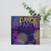 Tanz Party!Einladung Einladung (Stehend Vorderseite)