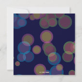 Tanz Party!Einladung Einladung (Rückseite)