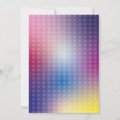 Tanz Party Geburtstag Einladung Girls Disco Ball (Rückseite)