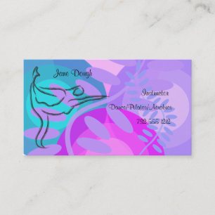 Tanz Pilates Tanz-Verabredungs-Karte Terminkarte