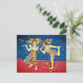 Tanz Postkarte (Stehend Vorderseite)
