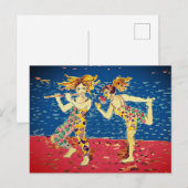 Tanz Postkarte (Vorne/Hinten)
