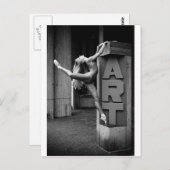 Tanz! Postkarte (Vorne/Hinten)