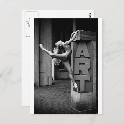 Tanz! Postkarte (Vorne/Hinten)