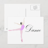 Tanz Postkarte (Vorne/Hinten)