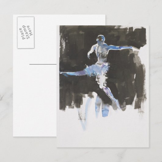 Tanz Postkarte (Vorne/Hinten)